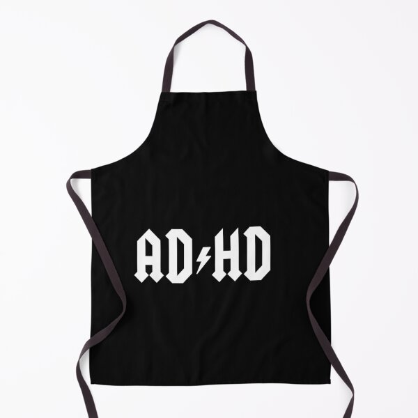Item preview, ADHD white on black - Highway to hey designed and sold by i-draws.