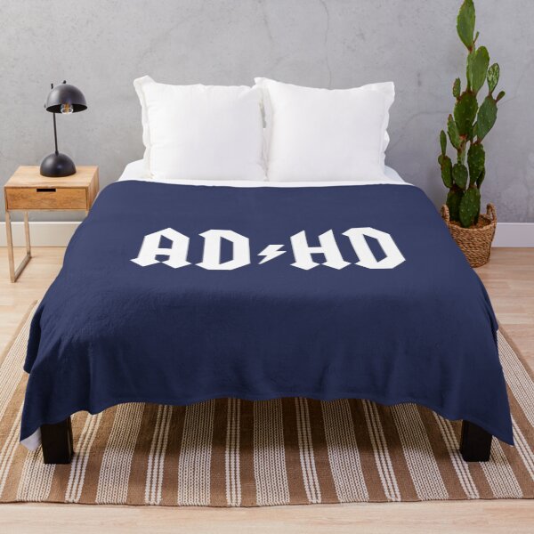Item preview, ADHD white on black - Highway to hey designed and sold by i-draws.