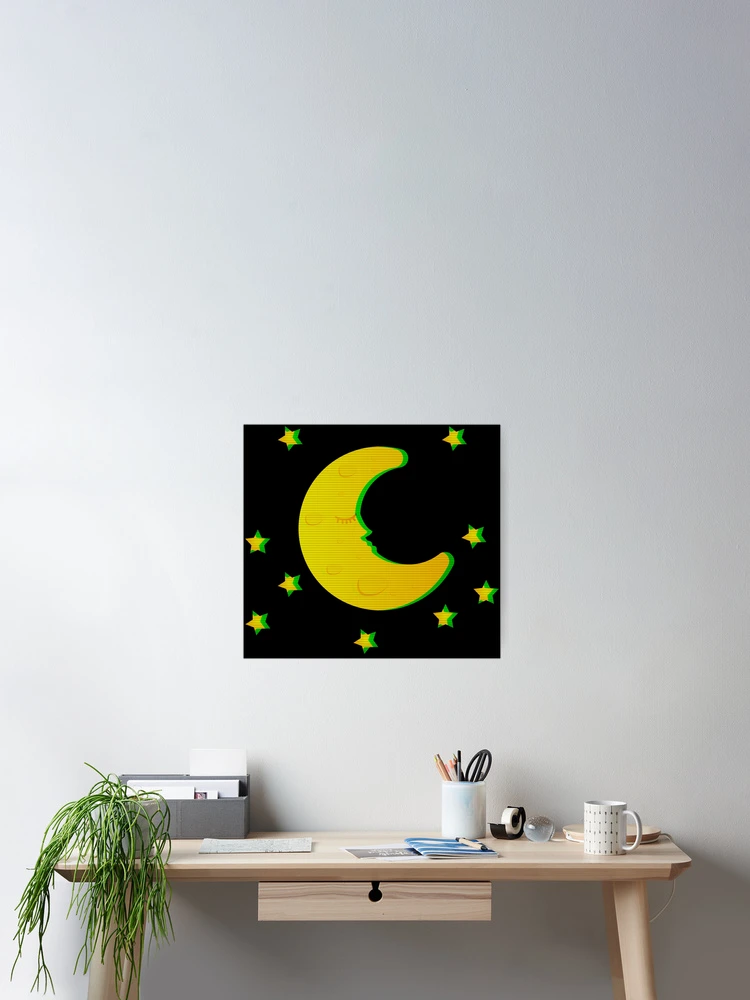 Thumbnail 2 of 3, Poster, Moons designed and sold by Roshan Keenoo.