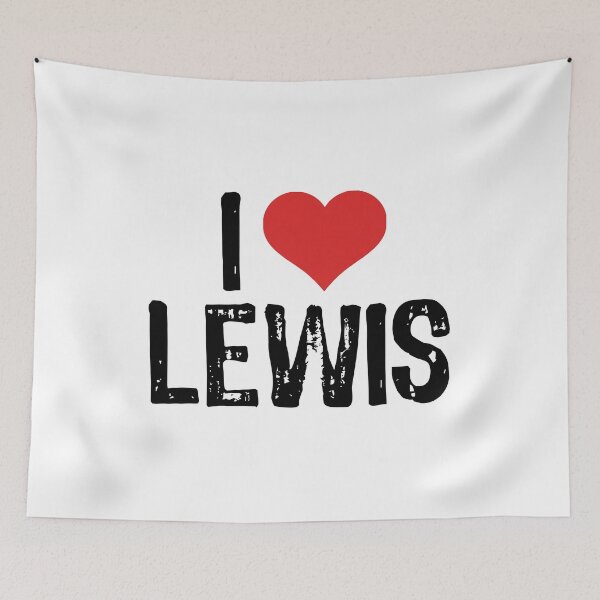 Item preview, I Love Lewis designed and sold by The "I Love Everything" Shop.