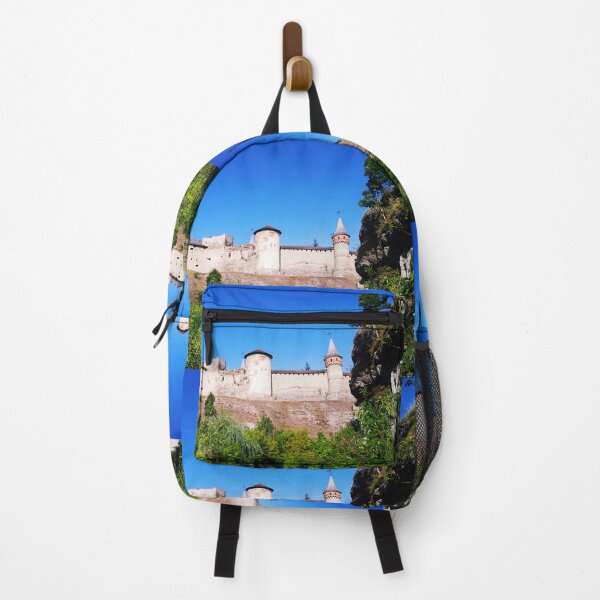 Item preview, The Old Fortress against the background of the blue cloudless sky, Kamenets-Podolsky, Ukraine designed and sold by helenkaiy.