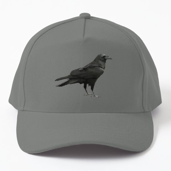 Vintage Raven - Customized Goth Crows Ravens Trucker Hat, Adult Unisex, Size: Medium, Tan and Brown