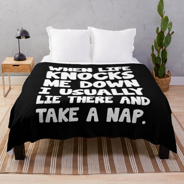 Item preview, When Life Knocks Me Down I Usually Lie There And Take A Nap  designed and sold by clickmostro.