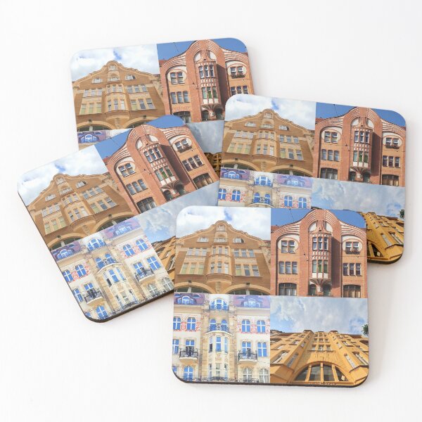 Item preview, Art Nouveau architecture collage - Poznan, Poland designed and sold by TalBright.