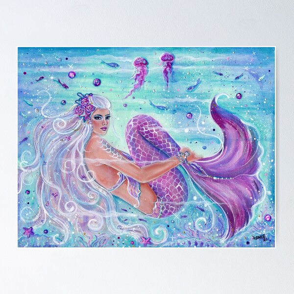 Mermaid Splash Canvas Paint Kit