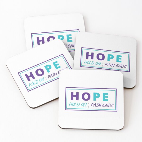 Item preview, Suicide Prevention Awareness ( HOPE Hold On Pain Ends) designed and sold by Kei-O-kay.