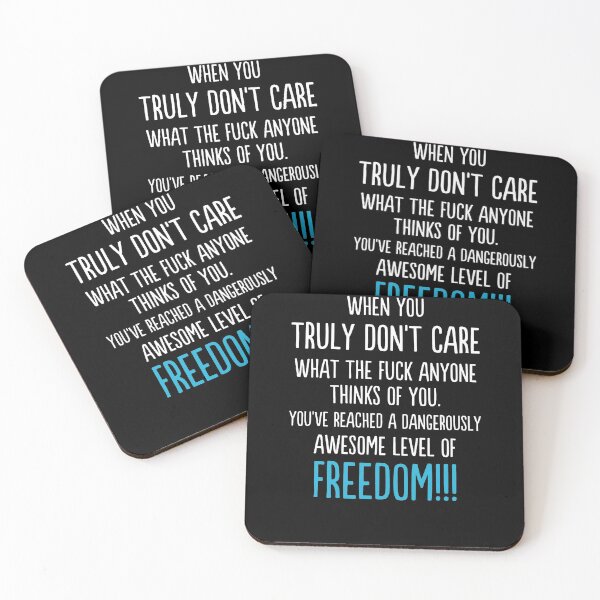 Item preview, When You Truly Don't Care  designed and sold by clickmostro.
