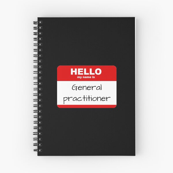 Item preview, Hello my name is general practitioner doctor name tag designed and sold by not4fantasy.