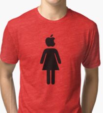 Apple Woman Tri-blend T-Shirt