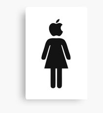 Apple Woman Canvas Print
