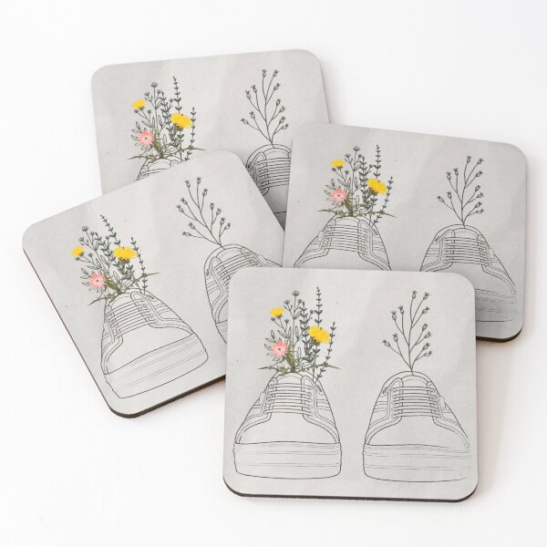 Item preview, par de zapatos florecidos designed and sold by LiaruDesign.