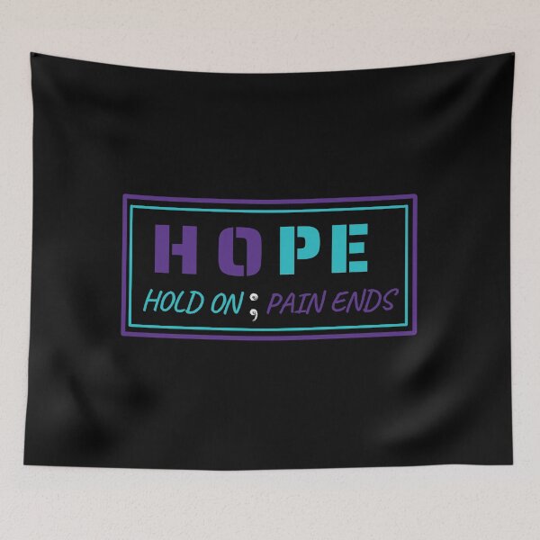 Item preview, Suicide Prevention Awareness ( HOPE Hold On Pain Ends) designed and sold by Kei-O-kay.