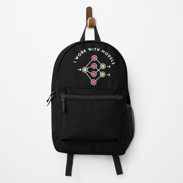 Item preview, I work with models - Funny designed and sold by Programmer's Life and Humor.