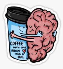 Coffee- Brain Dead Sticker