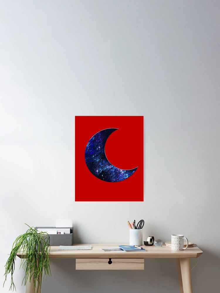 Thumbnail 2 of 3, Poster, Moons designed and sold by Roshan Keenoo.