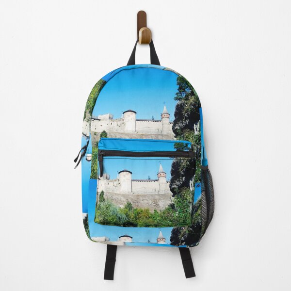 Item preview, The Old Fortress against the background of the blue cloudless sky, Kamenets-Podolsky, Ukraine designed and sold by helenkaiy.
