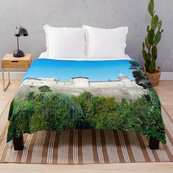 Item preview, The Old Fortress against the background of the blue cloudless sky, Kamenets-Podolsky, Ukraine  designed and sold by helenkaiy.