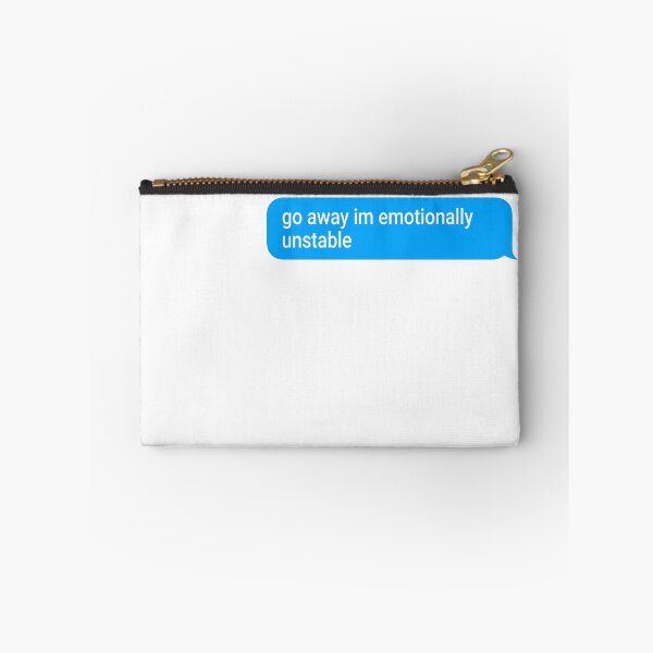 Item preview, Go away im emotionally unstable funny quote t-shirt designed and sold by afonso-arts.