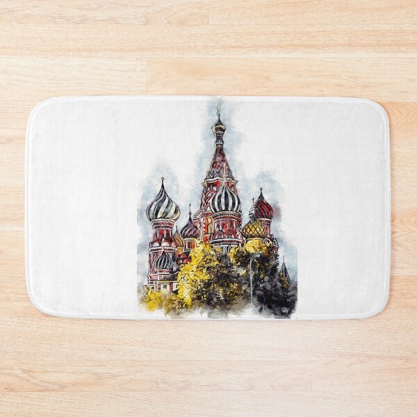 Item preview, Moscow City Streets Travel Poster Series watercolor ink edition 06 designed and sold by Naumovski.