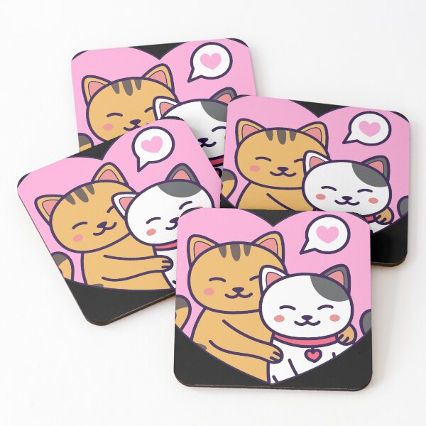 Item preview, Beautiful Cute Kittens Pretty Cat Lovers Familly designed and sold by Red_Stickers.
