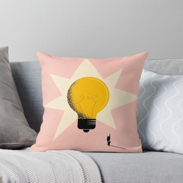 Item preview, Business Idea Business Creativity Concept with Businessman Standing Front Huge Light Bulb Looking It designed and sold by Peekonet.