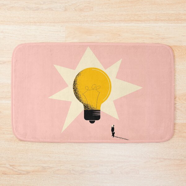 Item preview, Business Idea Business Creativity Concept with Businessman Standing Front Huge Light Bulb Looking It designed and sold by Peekonet.