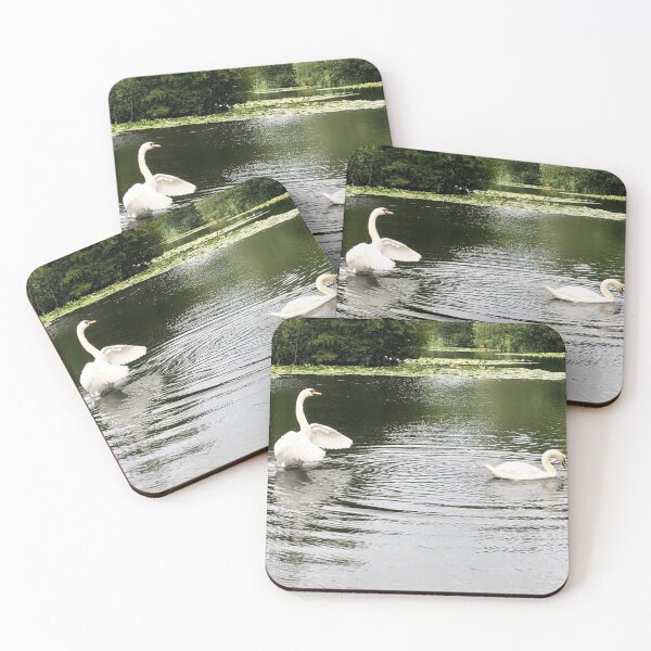 Item preview, Beautiful Swan Lake. Majestic Swans. Peaceful  designed and sold by Angela Haig-Harrison.