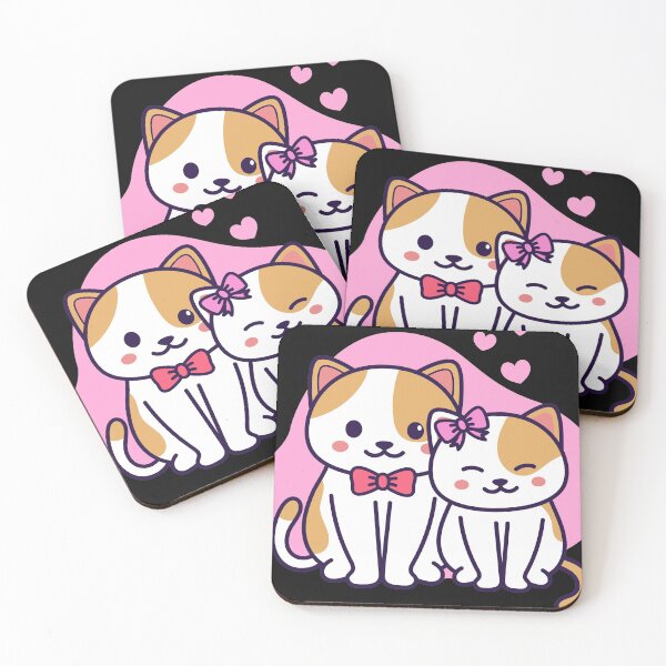 Item preview, Beautiful Cute Kittens Pretty Cat Lovers Familly designed and sold by Red_Stickers.