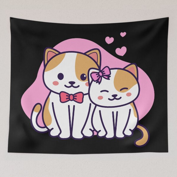 Item preview, Beautiful Cute Kittens Pretty Cat Lovers Familly designed and sold by Red_Stickers.
