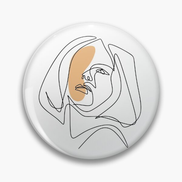 Item preview, Woman face continuous line designed and sold by Almusawwir.