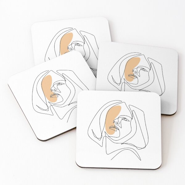 Item preview, Woman face continuous line designed and sold by Almusawwir.