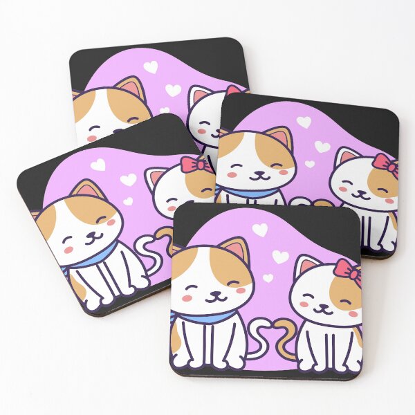 Item preview, Beautiful Cute Kittens Pretty Cat Lovers Familly designed and sold by Red_Stickers.