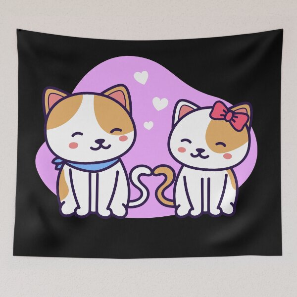 Item preview, Beautiful Cute Kittens Pretty Cat Lovers Familly designed and sold by Red_Stickers.