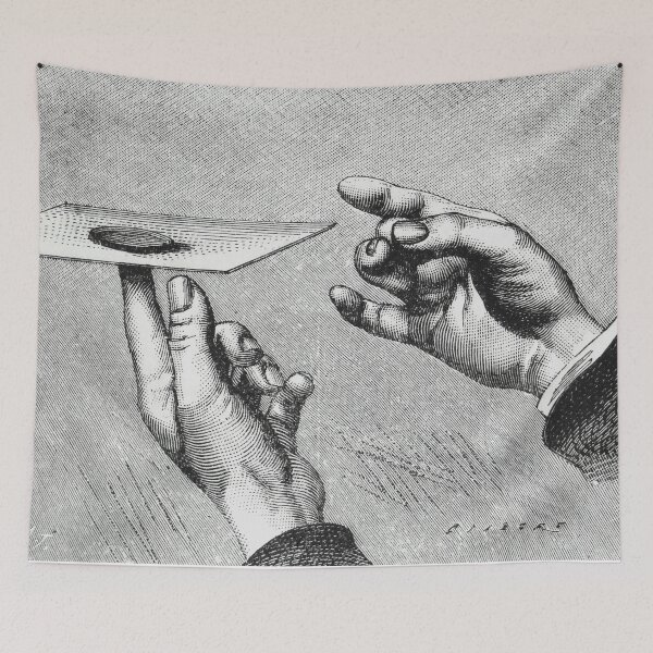 Item preview, Vintage illusionist artwork designed and sold by Vintage Designs +.