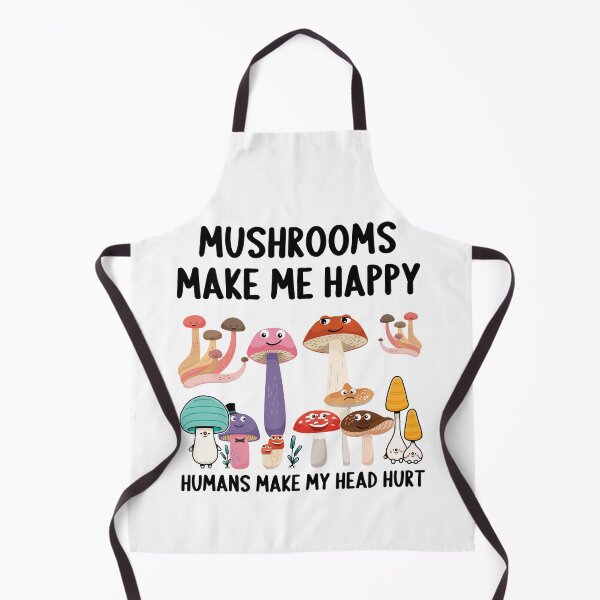Item preview, Mushrooms make me happy humans make my head hurt - Mushroom hunters & growers T-shirt and more designed and sold by MTR77.