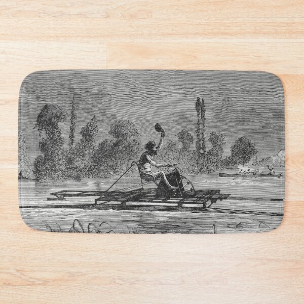Item preview, Vintage invention artwork bicycle-boat designed and sold by Vintage Designs +.