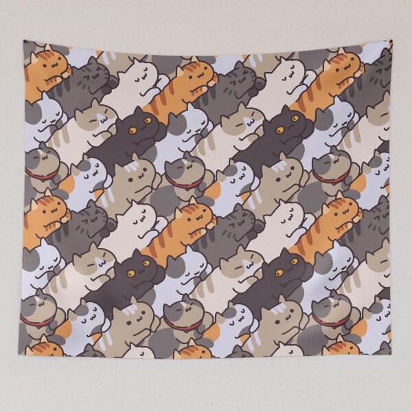 Item preview, Cat Seamless Pattern designed and sold by Peekonet.