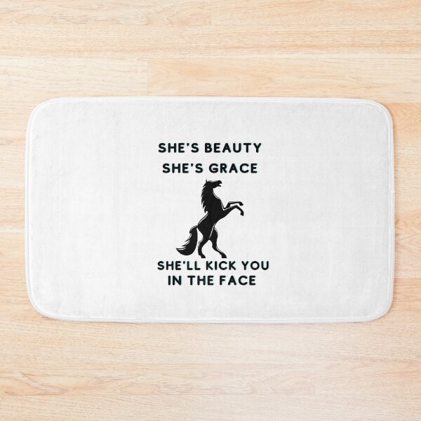 Item preview,   She's Beauty She's Grace She'll Kick You In The Face designed and sold by 77ART.