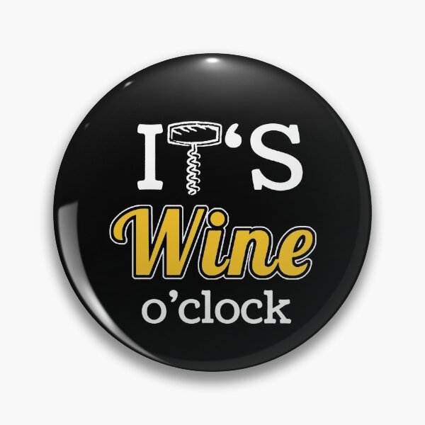 Item preview, It's Wine O'Clock  designed and sold by clickmostro.