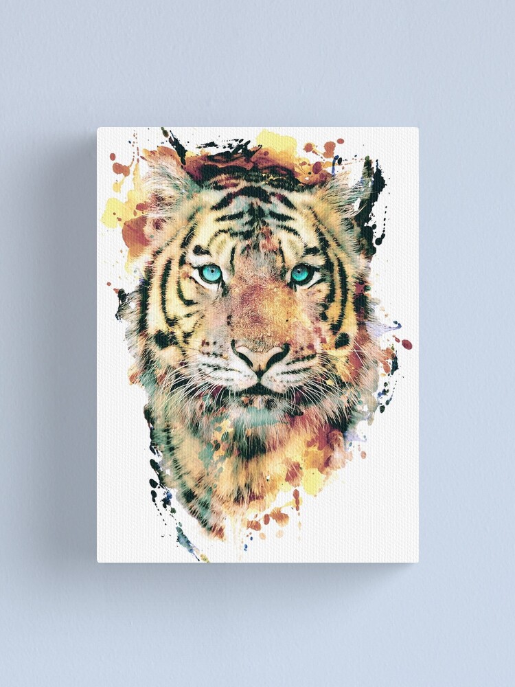 "Tiger III" Canvas Print for Sale by rizapeker Redbubble