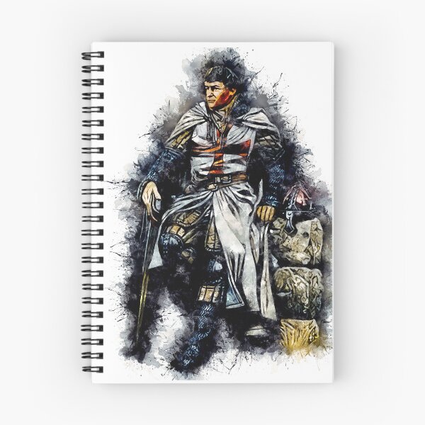Item preview, Templar Knight / The crusader / abstract captivating watercolor portrait designed and sold by Naumovski.