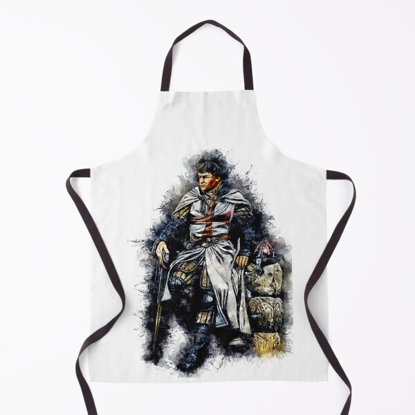 Item preview, Templar Knight / The crusader / abstract captivating watercolor portrait designed and sold by Naumovski.