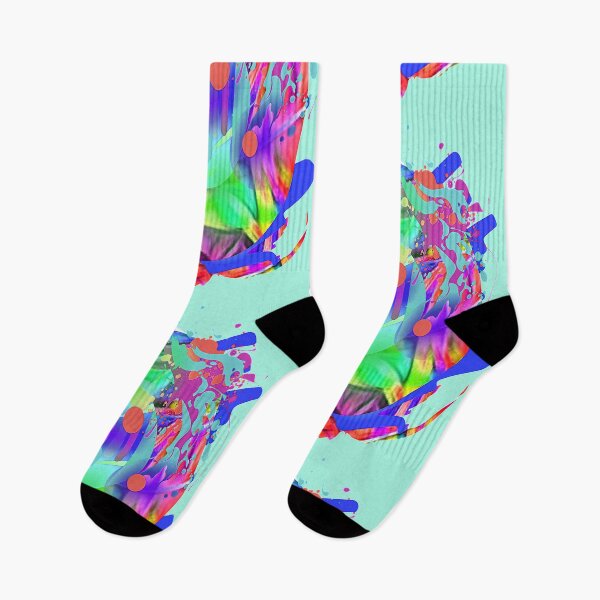 Item preview,  Wacky Trippy Psychedelic Colorful Abstraction, NR 2, Bold Vibrant Abstraction, graphic psychedelic abstract art, trippy graphic psychedelic arte abstracto designed and sold by Adri Barnard.
