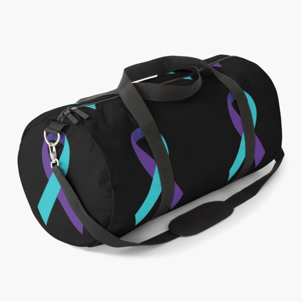 Item preview, Suicide Prevention Awareness Ribbon (Turqoiuse blue and purple) designed and sold by Kei-O-kay.