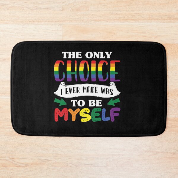 Item preview, LGBTQ Be Myself saying Rainbow Gay Pride CSD designed and sold by Lenny Stahl.
