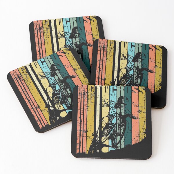 Item preview, Vintage Distressed Style Motocross Enduro Silhouette designed and sold by starider.