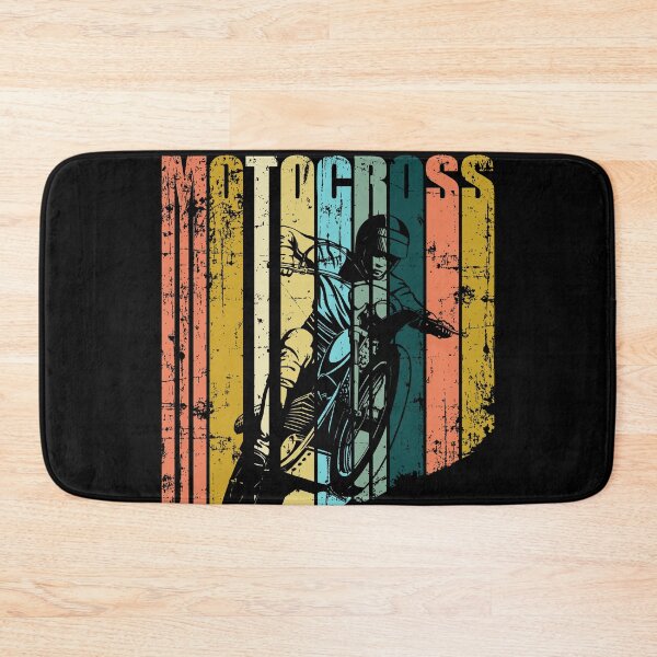 Item preview, Vintage Distressed Style Motocross Enduro Silhouette designed and sold by starider.