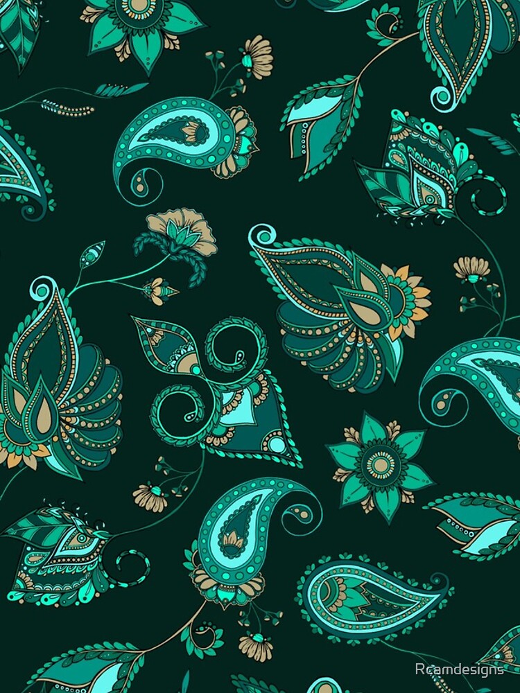 Thumbnail 4 of 4, Samsung Galaxy Phone Case, Paisley Pattern designed and sold by Rcamdesigns.