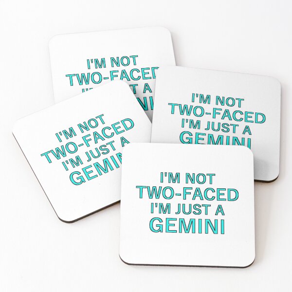 Item preview, Im not two-faced Im just a Gemini blue designed and sold by This-Happened.