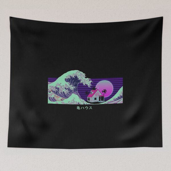 Item preview, Kame house minimalist retrowave designed and sold by Meowanime99.
